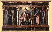 BECCAFUMI, Domenico Trinity fgj oil painting on canvas